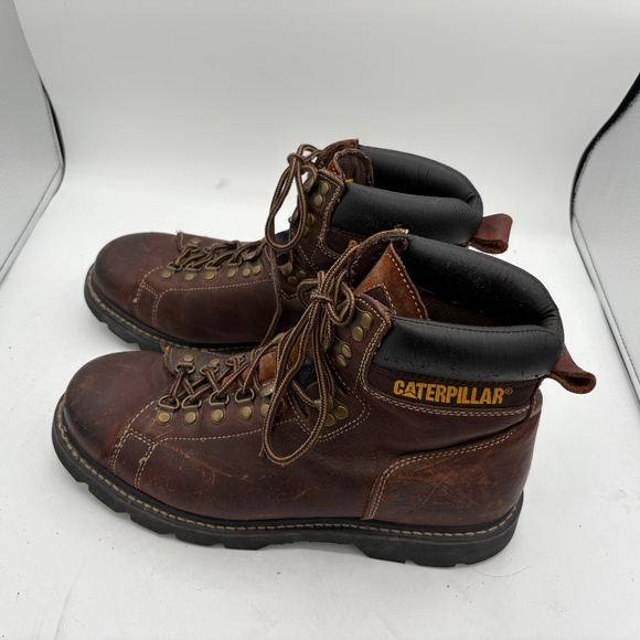 Caterpillar Alaska Techni Flex Leather Work Boots 12 Mens - Picture 1 of 15